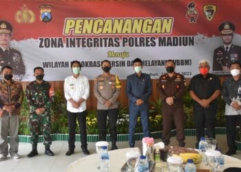 Pencanangan Zona Integritas Polres Madiun