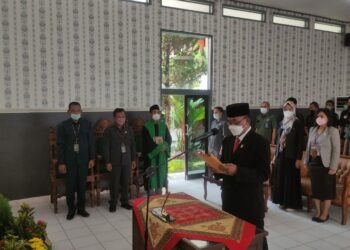 Pengambilan sumpah jabatan dan Pelantikan Panmud Pidana