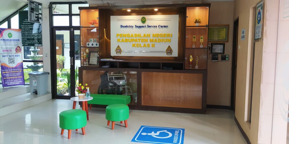 Area Tunggu Khusus Disabilitas/ Disability Support Service Corner