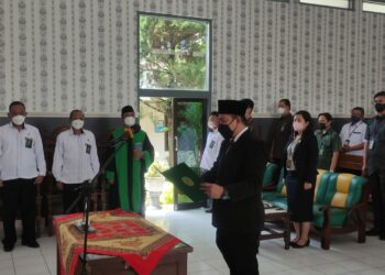 Pengambilan Sumpah Jabatan & Pelantikan Andi Wilsan,S.T