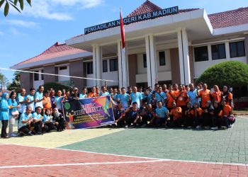 Latihan Volli Bersama PN Nganjuk