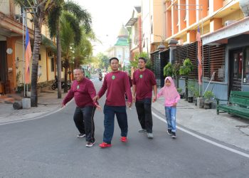 Jalan Sehat dan Pembagian Doorprize HUT RI 78 dan HUT MARI 78