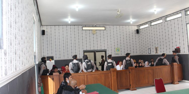 Simulasi Pengamanan Sidang 2023
