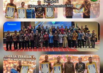 Penghargaan Peringkat I Sewilayah Hukum Pengadilan Tinggi Surabaya
