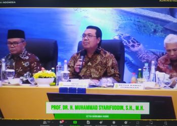 Pembinaan Teknis dan Administrasi Yudisial Mahkamah Agung Republik Indonesia Secara Virtual