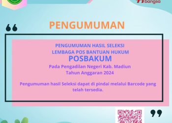 Pemenang Pengadaan Layanan Pos Bantuan Hukum (POSBAKUM) 2024
