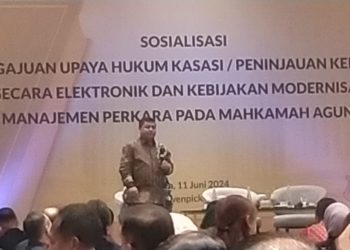 Sosialisasi Upaya Hukum Kasasi dan PK secara elektronik