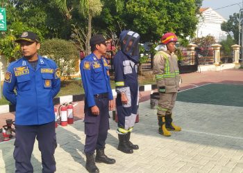 Simulasi Pemadam Kebakaran di Pengadilan Negeri Kabupaten Madiun 2024