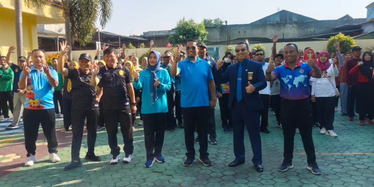 Lomba Tepung Estafet Meriahkan Kegiatan di Pengadilan Agama Kabupaten Madiun