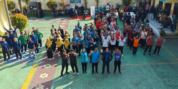 Lomba Tepung Estafet Meriahkan Kegiatan di Pengadilan Agama Kabupaten Madiun