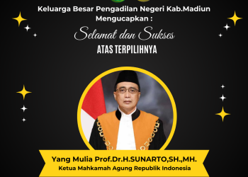 Selamat dan Sukses atas Terpilihnya Ketua Mahkamah Agung RI , Prof. Dr. H. Sunarto, S.H., M.H.