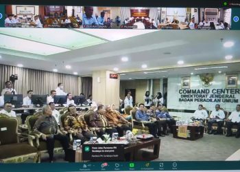 Monitoring Kinerja dan Pelaksanaan Eksekusi Melalui Aplikasi Satu Jari di Hadapan Ketua Mahkamah Agung RI