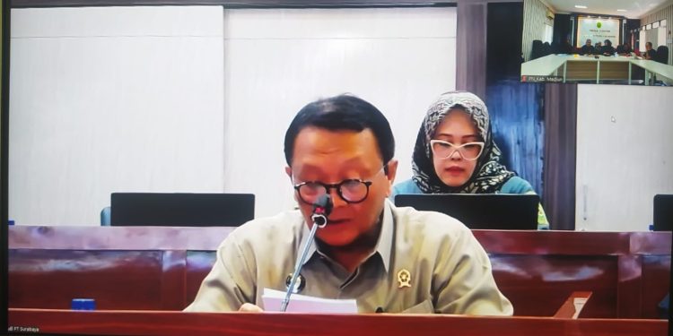 Pengadilan Tinggi Surabaya Gelar Sosialisasi PERMA Nomor 1, 2, dan 3 Tahun 2022 secara Daring