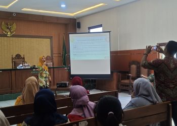 Sosialisasi Nilai-Nilai ASN, SOP, dan Rapat Evaluasi Triwulan I Tahun 2025
