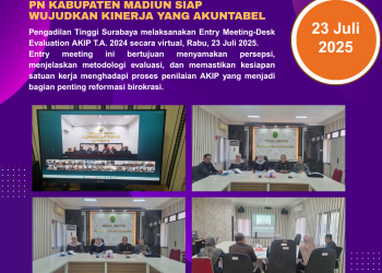 Entry Meeting Evaluasi AKIP 2024: PN Kabupaten Madiun Siap Wujudkan Kinerja yang Akuntabel