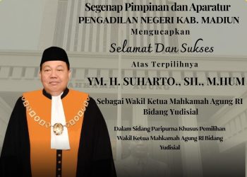H. Suharto, S.H., M.Hum. Terpilih sebagai Wakil Ketua Mahkamah Agung RI Bidang Yudisial
