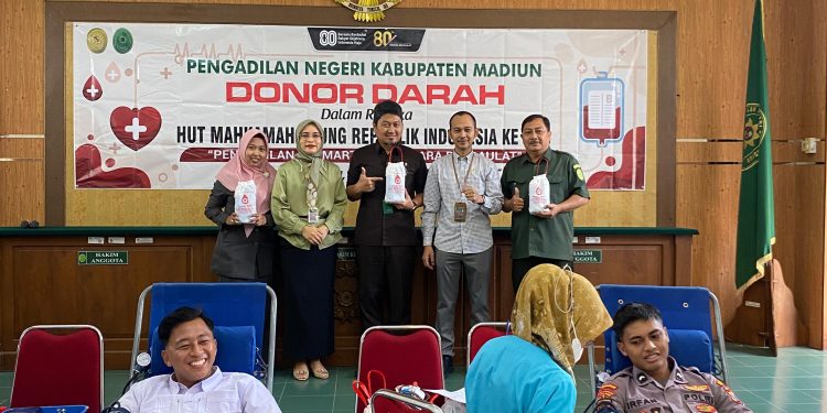 Donor Darah dalam Rangka HUT ke-80 Mahkamah Agung Republik Indonesia