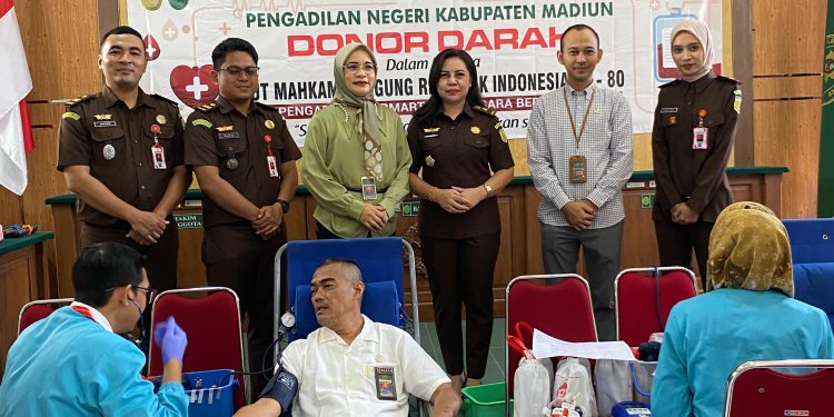 Donor Darah dalam Rangka HUT ke-80 Mahkamah Agung Republik Indonesia