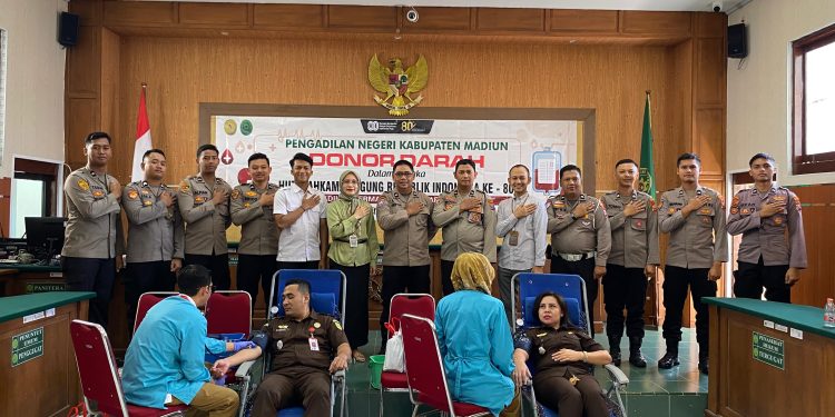 Donor Darah dalam Rangka HUT ke-80 Mahkamah Agung Republik Indonesia