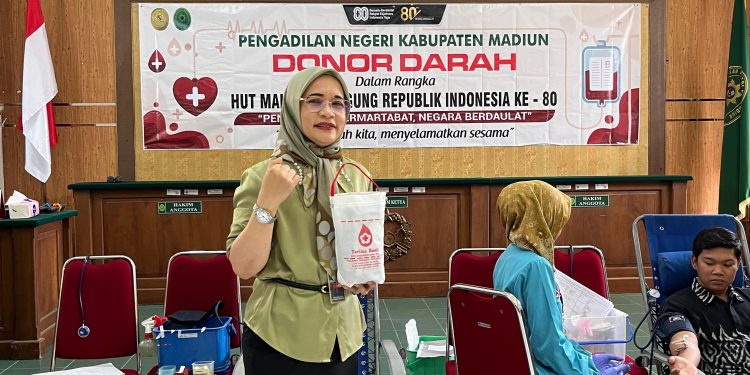Donor Darah dalam Rangka HUT ke-80 Mahkamah Agung Republik Indonesia