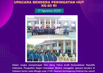 Upacara Bendera Peringatan HUT ke-80 Republik Indonesia