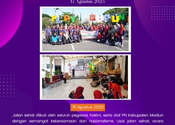 Semarak Jalan Sehat dan Pembagian Doorprize Sambut HUT ke-80 Kemerdekaan Republik Indonesia