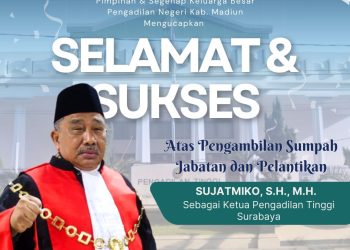 PELANTIKAN KETUA PENGADILAN TINGGI SURABAYA