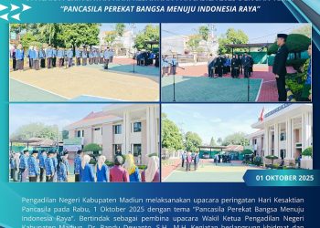 UPACARA PERINGATAN HARI KESAKTIAN PANCASILA 2025 DENGAN TEMA “PANCASILA PEREKAT BANGSA MENUJU INDONESIA RAYA”