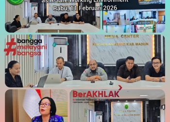 Seluruh Hakim Pengadilan Negeri Kabupaten Madiun Ikuti Diskusi “Judicial Wellbeing and Safe Working Environment”