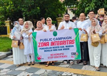 Pengadilan Negeri Kabupaten Madiun Gelar Public Campaign dan Kajian Ramadhan, Teguhkan Komitmen Anti Korupsi dan Anti Gratifikasi