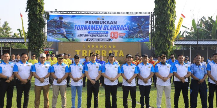 Wakil Ketua PN Kabupaten Madiun Hadiri Pembukaan Turnamen Olahraga Hari Bhayangkara ke-80